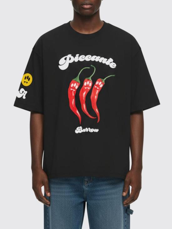 25FW 바로우 반팔 티셔츠 F5BWUATH079 251 Black