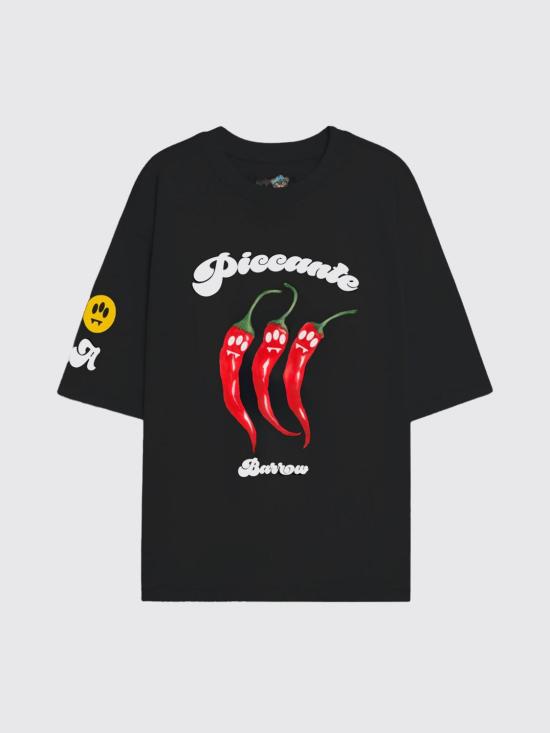 25FW 바로우 반팔 티셔츠 F5BWUATH079 251 Black - BARROW