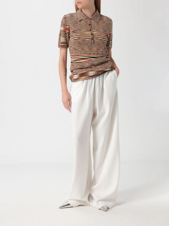 25FW 미소니 폴로 티셔츠 DS25W202BK01CC FM13W Green - MISSONI