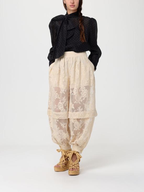 25FW 짐머만 팔라초 팬츠 6206PF251 CRM White - ZIMMERMANN