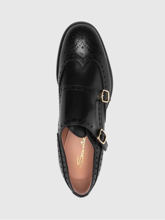 25FW 산토니 뮬/슬리퍼 WUTD71800BJ2NWH N01 Black - SANTONI