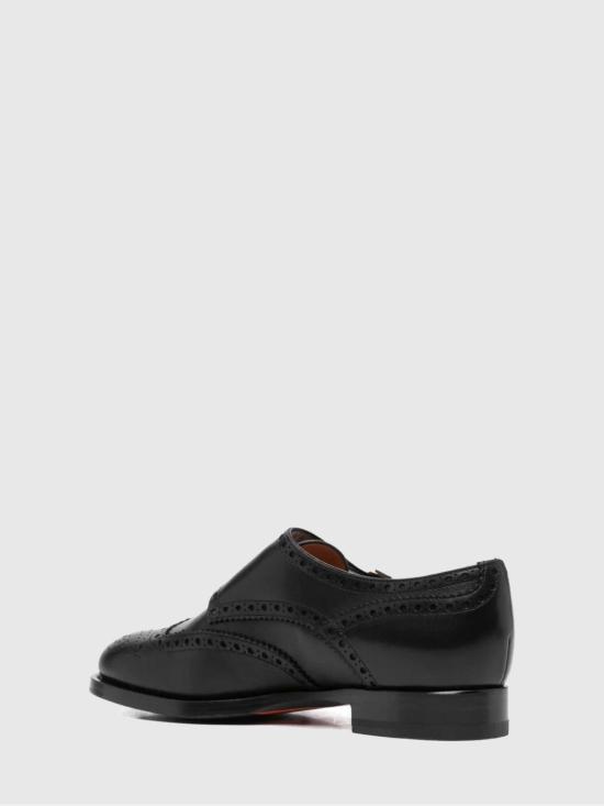 25FW 산토니 뮬/슬리퍼 WUTD71800BJ2NWH N01 Black - SANTONI