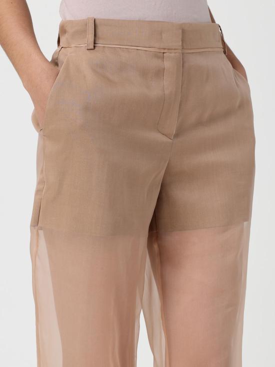 25FW 핑코 팔라초 팬츠 104698A2EE L31 Brown - PINKO