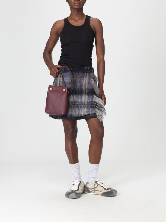 25FW 로에베 토트백 CANBSPPX01 7240 Burgundy - LOEWE