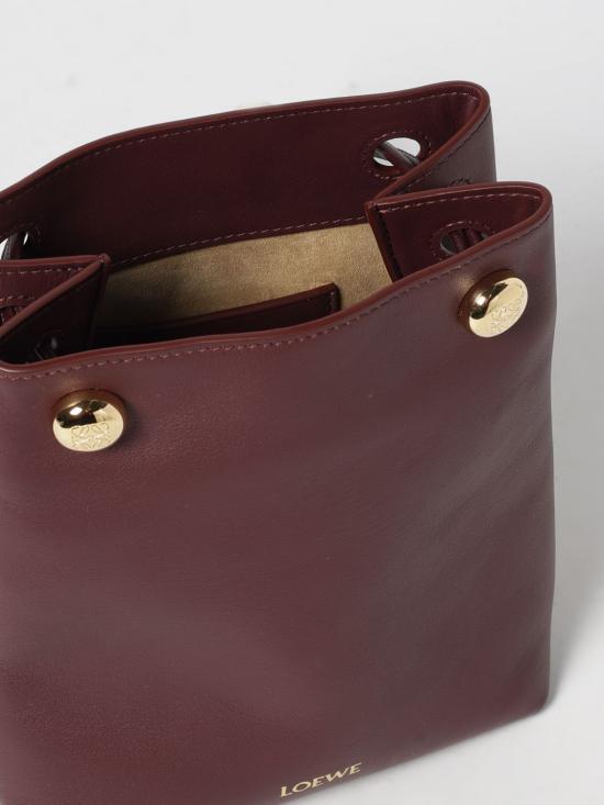 25FW 로에베 토트백 CANBSPPX01 7240 Burgundy - LOEWE