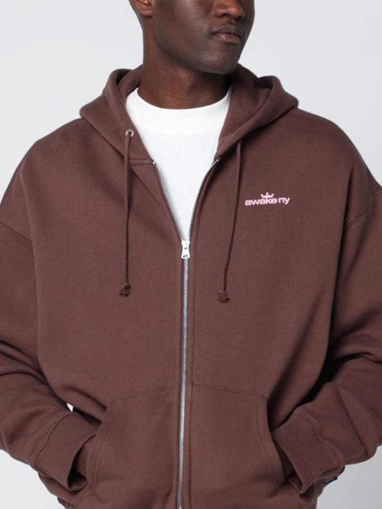 25FW 어웨이크 NY 긴팔 티셔츠 HD003 BRW Brown - AWAKE NY