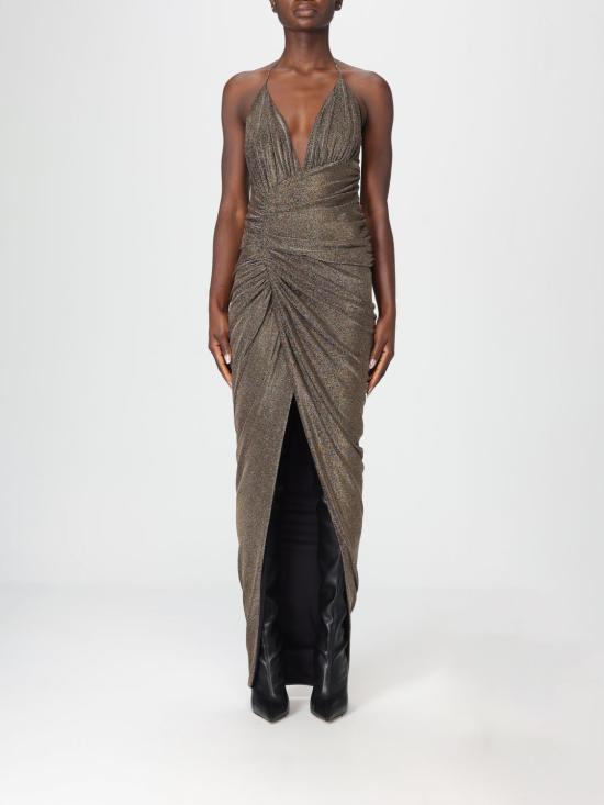 25FW 알렉산드레 보티에 롱 원피스 241DR1675 ORO Gold