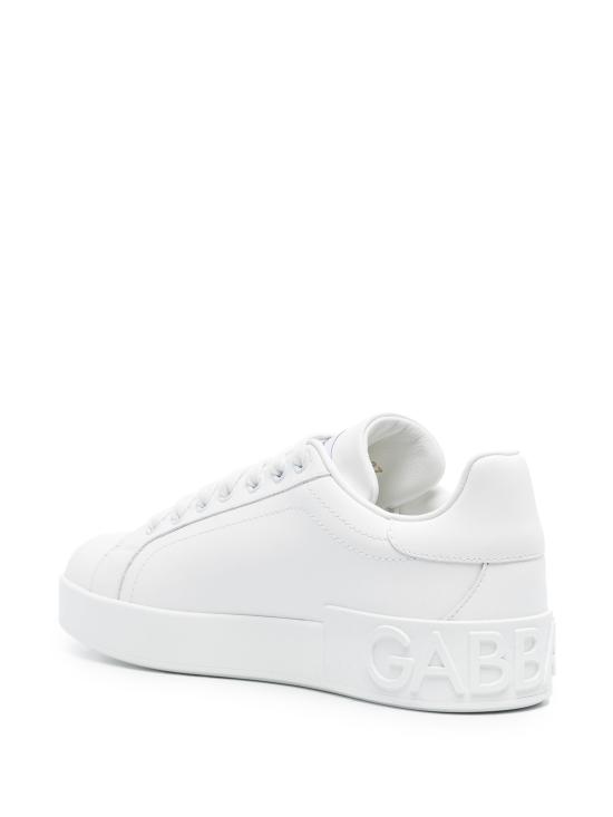 26SS 돌체앤가바나 카프스킨 포르토피노 스니커즈 CK1544A1065 80001 WHITE - DOLCE & GABBANA