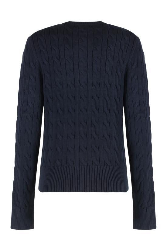 26SS 폴로 랄프로렌 폴로 자수 케이블 니트 가디건 211971868 008 BLUE - POLO RALPH LAUREN