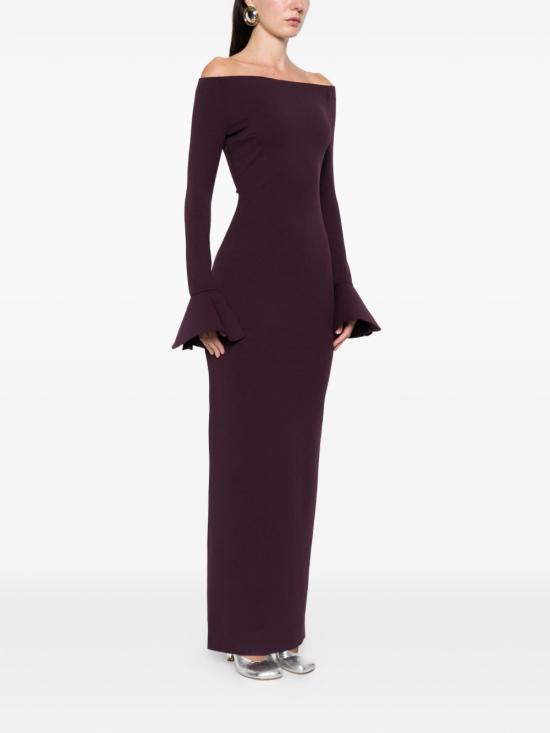 26SS 솔러스런던 미디 원피스 OS46053PLUM PURPLE - SOLACE LONDON