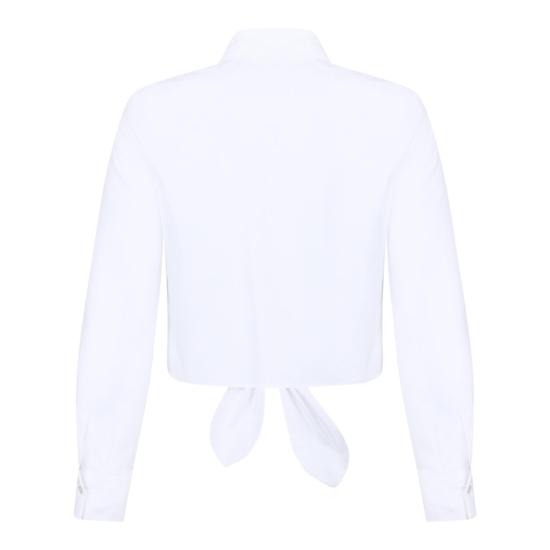 25SS [키즈] 발망 셔츠 BW5A10P0479100RO WHITE RED - BALMAIN