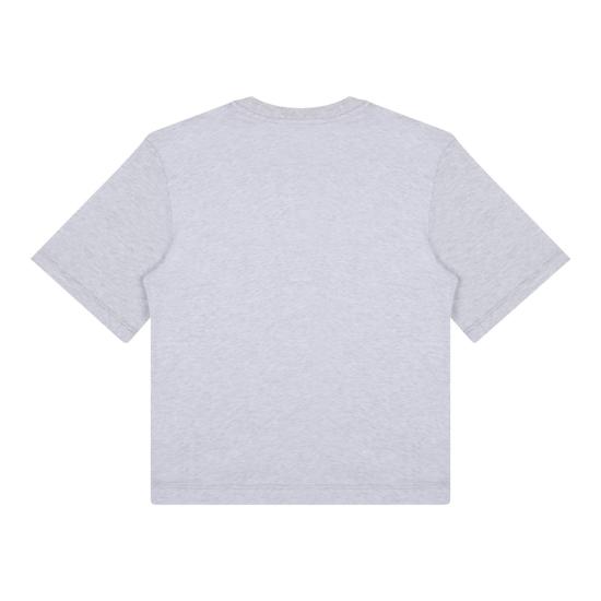 25SS [키즈] 엠에스지엠 티셔츠 S5MSJGTH215107 LIGHT GREY MELANGE - MSGM