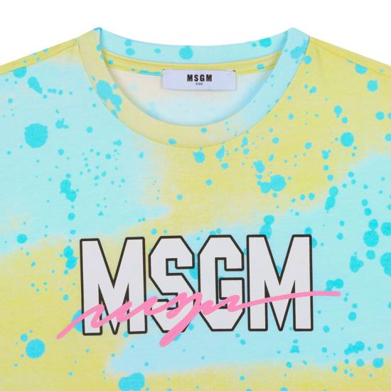 25SS [키즈] 엠에스지엠 티셔츠 S5MSJGTH214140 MULTICOLOUR - MSGM