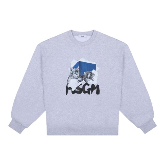 24FW [키즈] 엠에스지엠 탑 F4MSJGSW256107 GREY