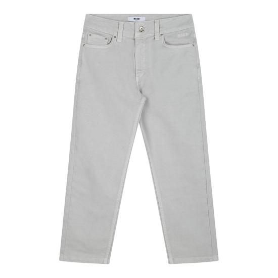 24FW [키즈] 엠에스지엠 팬츠 F4MSJGDP208129 DENIM GRIGIO GREY DENIM