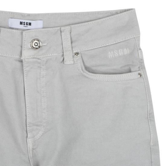 24FW [키즈] 엠에스지엠 팬츠 F4MSJGDP208129 DENIM GRIGIO GREY DENIM - MSGM