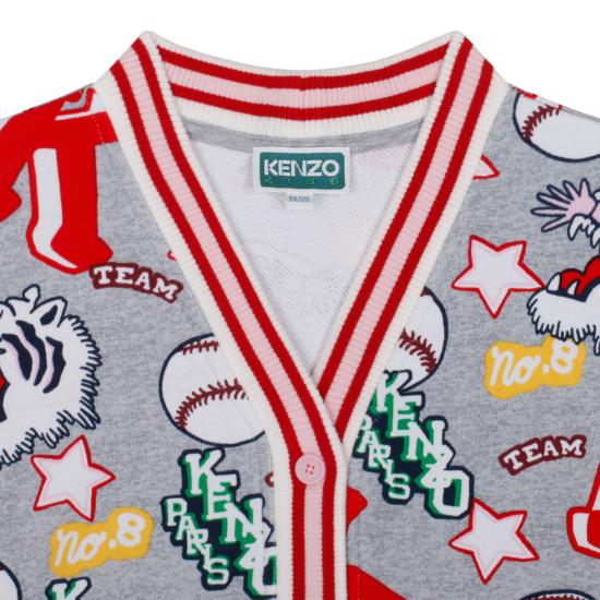  [키즈] 겐조 탑 K15678A03 LIGHT GREY AND MULTICOLOUR - KENZO