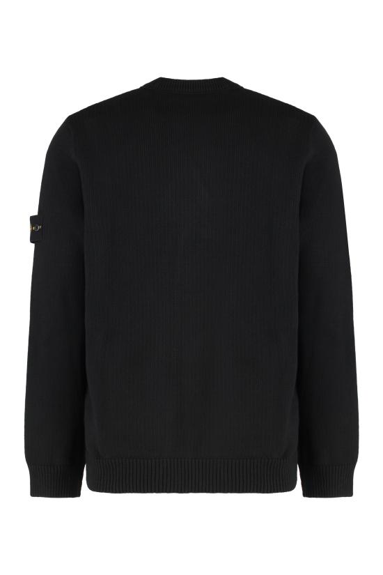 25FW 스톤 아일랜드 스웨터 S155100049S00A2V0029 black - STONE ISLAND