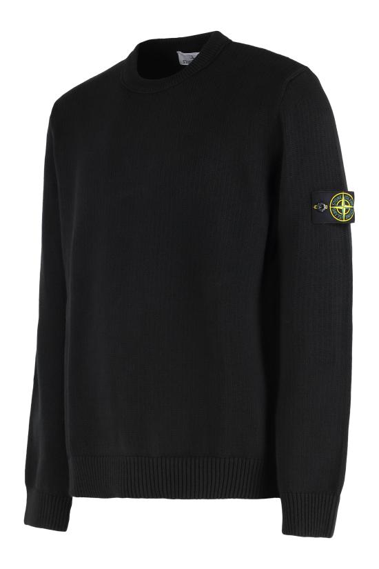 25FW 스톤 아일랜드 스웨터 S155100049S00A2V0029 black - STONE ISLAND