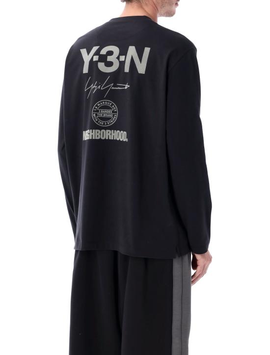 25FW Y-3 X NEIGHBORHOOD 반팔 티셔츠 JW7001 B BLACK - OTHER BRANDS