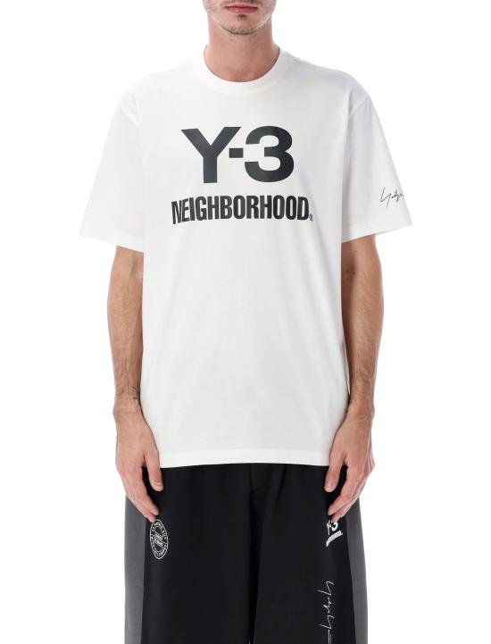 25FW Y-3 X NEIGHBORHOOD 반팔 티셔츠 JX7449 W WHITE