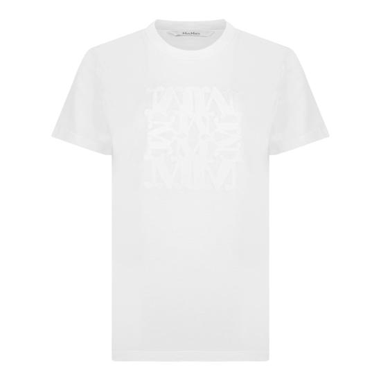 25FW 막스마라 반팔 티셔츠 2521946032600BRAVO112004 WHITE