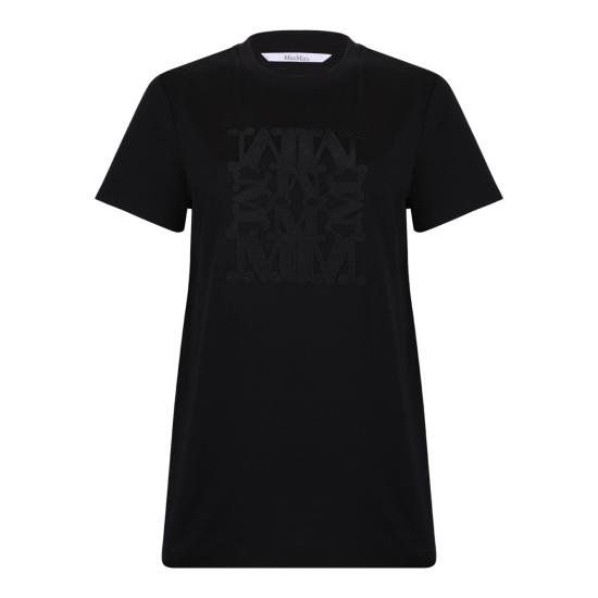 25FW 막스마라 반팔 티셔츠 2521946032600BRAVO112008 BLACK