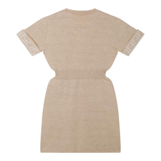  [키즈] 펜디 원피스 JFG140AOBLF1KE0 BEIGE - FENDI