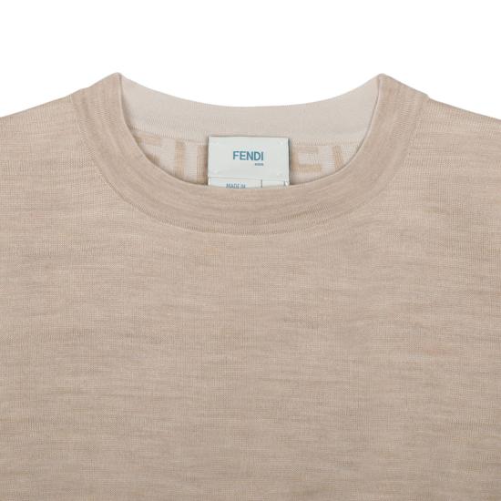  [키즈] 펜디 원피스 JFG140AOBLF1KE0 BEIGE - FENDI