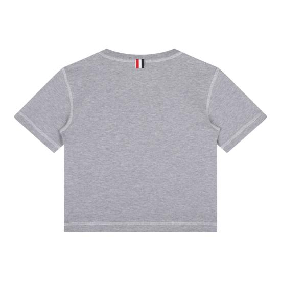 [키즈] 톰브라운 티셔츠 KJS015PJ0037055 LT GREY - THOM BROWNE