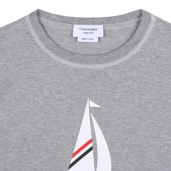  [키즈] 톰브라운 티셔츠 KJS015PJ0037055 LT GREY - THOM BROWNE