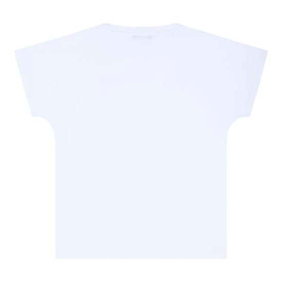 25SS [키즈] 발망 티셔츠 BW8B11Z0082100NE WHITE - BALMAIN