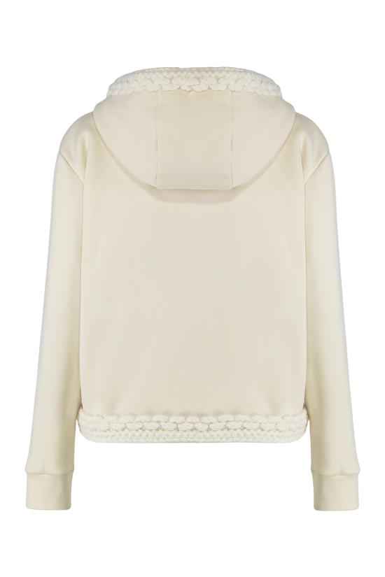 25FW 몽클레어 후드 티셔츠 K20918G00026899RB060 panna - MONCLER