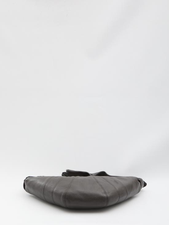 25FW 르메르 그레인드 버팔로 레더 브레이드 미디움 크루아상 백 BG0174 LL0160BR449 BROWN - LEMAIRE