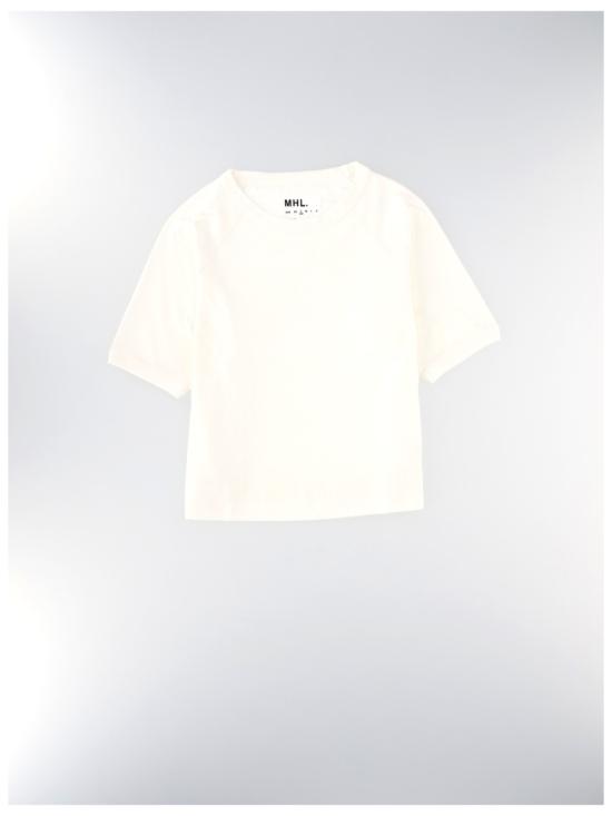 25FW 마가렛호웰 반팔 티셔츠 WHSP0536A25 MMDWHI WHITE - MARGARET HOWELL