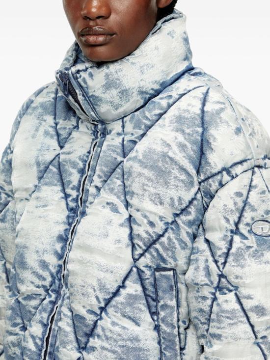 25FW 디젤 데님 자켓 A193890LKCP9CJA BLUE - DIESEL