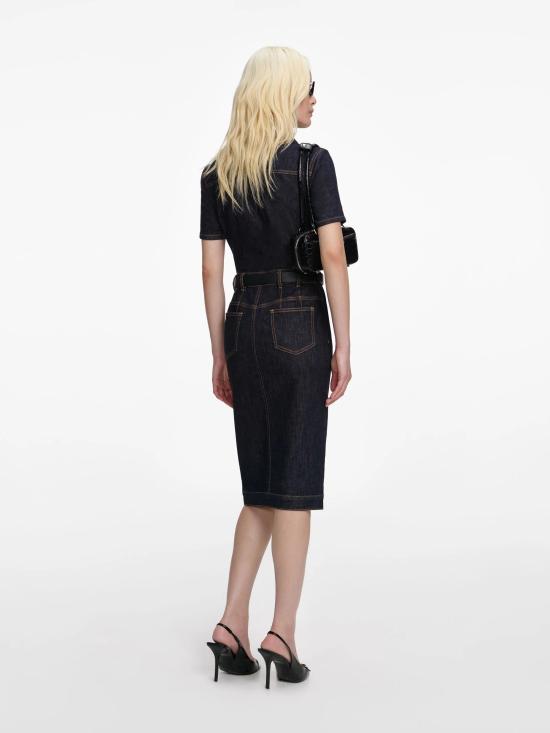 26SS 셀프 포트레이트 미디 원피스 RS26822MBLBLUE - SELF PORTRAIT