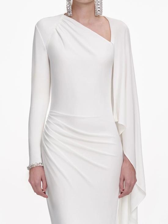 26SS 셀프 포트레이트 미디 원피스 RS26505XWWHITE - SELF PORTRAIT