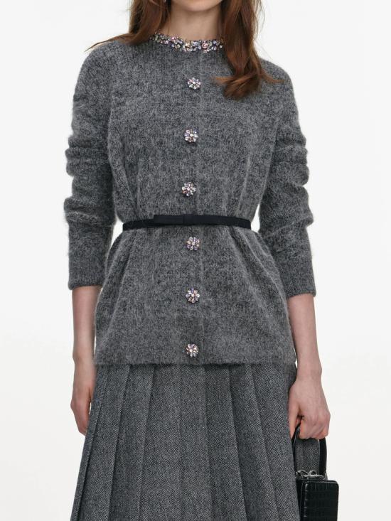 26SS 셀프 포트레이트 스웨터 RS26123CAGRGREY - SELF PORTRAIT