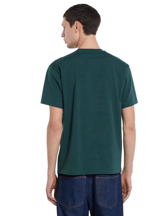 25FW 구찌 자수 코튼 저지 티셔츠 796395XJHKE3348 GREEN - GUCCI