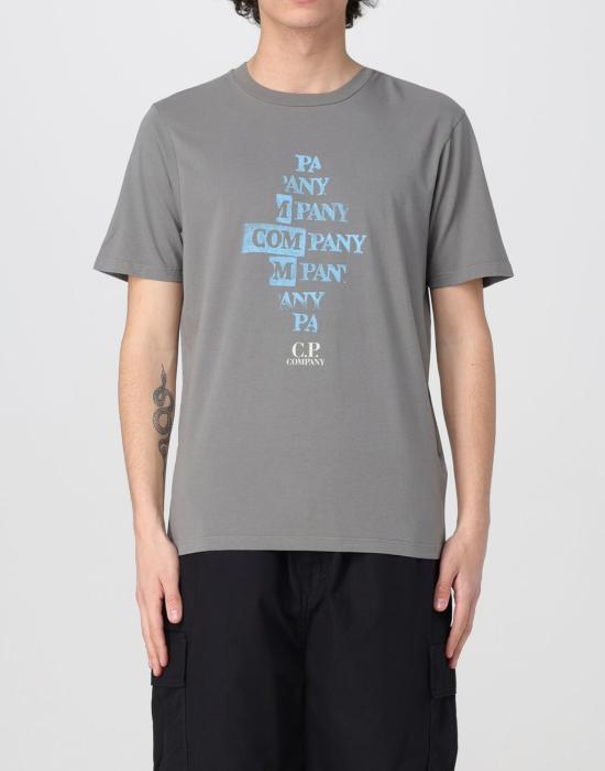 26SS 씨피 컴퍼니 반팔 티셔츠 18CMTS308A005431G935 GREY - C.P. COMPANY