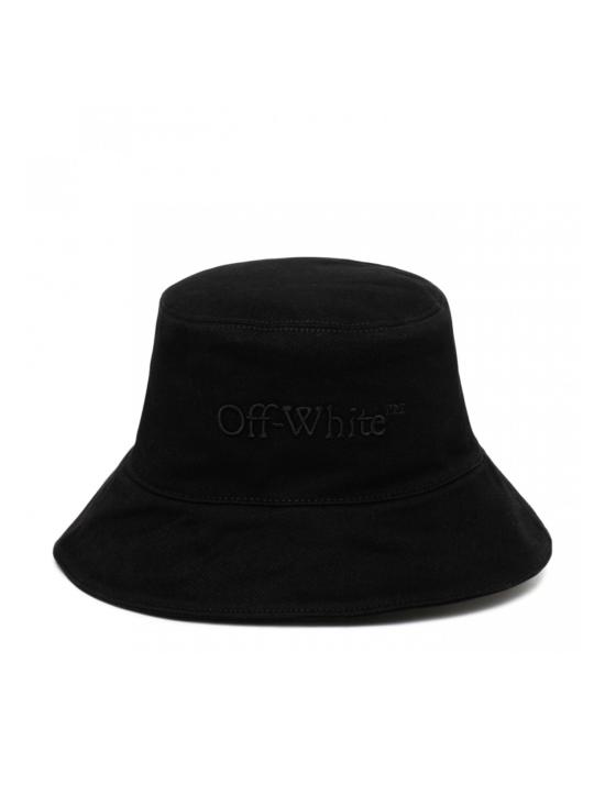 25FW 오프화이트 버킷햇 OMLA034S24DEN0011313 BLACK