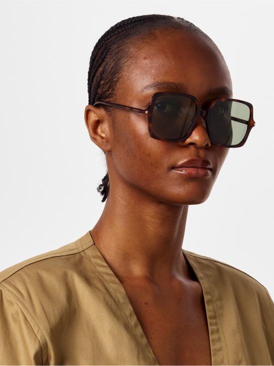 26SS 생로랑 선글라스 SL591002 BROWN - SAINT LAURENT