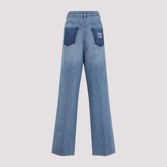 25FW 미우미우 스트레이트 팬츠 GWP394S23217GG F0076 BLUE - MIU MIU