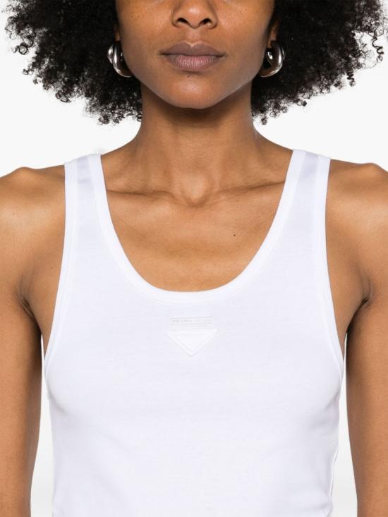 25SS 프라다 반팔 티셔츠 39603SOOO10Z0 F0009 WHITE - PRADA