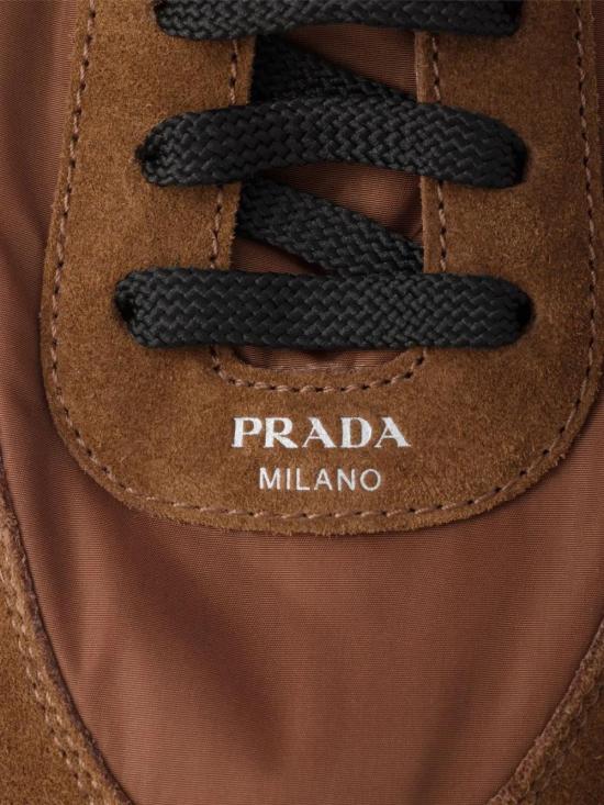 25FW 프라다 컬랩스 스니커즈 1E959NF005D7C F0BW5 BROWN - PRADA