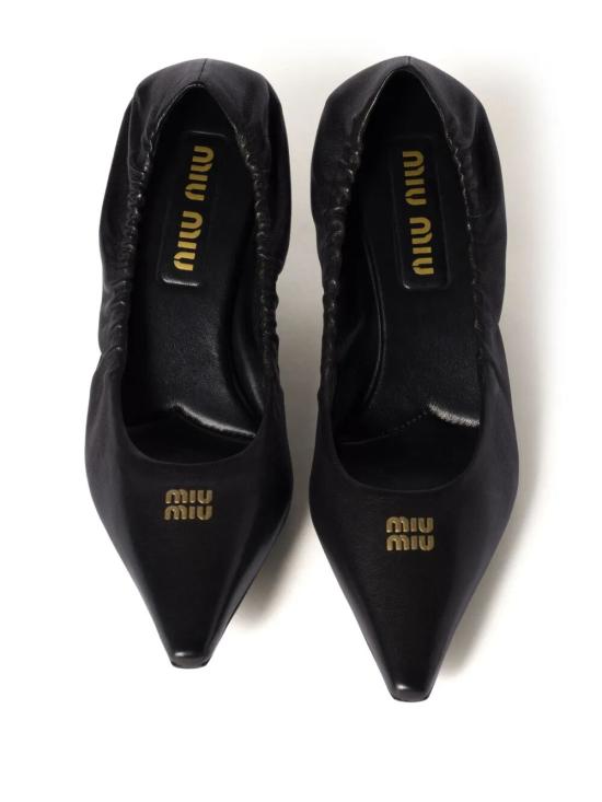 25FW 미우미우 힐/펌프스 5I374EFD055EFX F0002 BLACK - MIU MIU