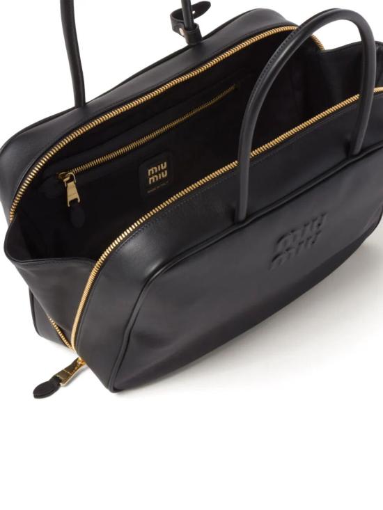 26SS 미우미우 토트백 5BB117VMON2CRW F0002 BLACK - MIU MIU