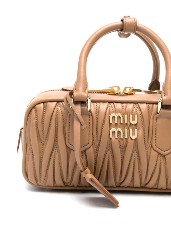 26FW 미우미우 아르카디 마테라쎄 나파 레더 백 5BB142VOONAN88 F098L NUDE NEUTRALS - MIU MIU