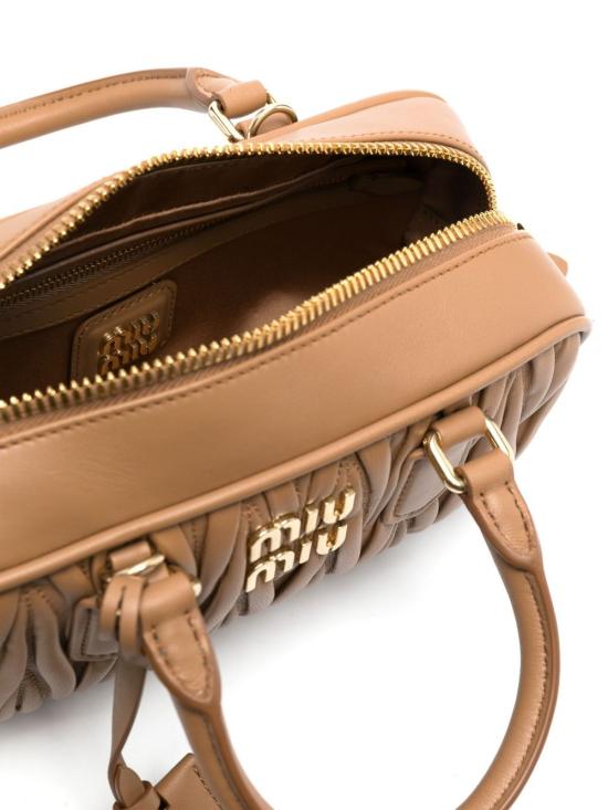 26FW 미우미우 아르카디 마테라쎄 나파 레더 백 5BB142VOONAN88 F098L NUDE NEUTRALS - MIU MIU
